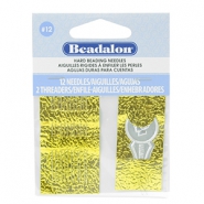 Rijgnaald voor rijgdraad tot 0.18mm Beadalon Zilver