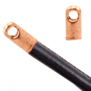 Metaal onderdelen TQ eindkap &Oslash;2.2mm Rose gold (nikkelvrij)
