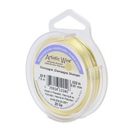 Artistic Wire 20 Gauge Silver plated Champagne