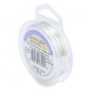 Artistic Wire 26 Gauge Silver plated Tarnish resistant Silver
