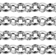 Benodigdheden van Stainless steel Roestvrij staal (RVS) jasseron 4mm Antiek zilver