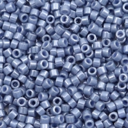 Miyuki kralen 11/0 delica's Opaque luster blueberry blue