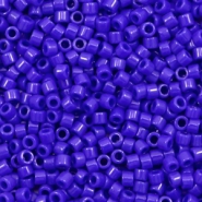 Miyuki kralen 11/0 delica's Opaque cobalt blauw