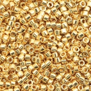 Miyuki kralen 11/0 delica's 24kt gold plated