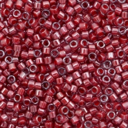 Miyuki kralen 11/0 delica's Cranberry lined luster crystal red