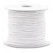 Gekleurd elastiek 0.8mm White