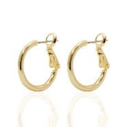 Oorbellen Creolen DQ 18mm Gold 