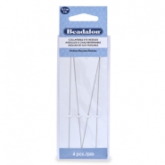 Flexibele rijgnaalden Beadalon 12.7cm medium Zilver