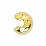 Knijpkraal verbergers 3mm Beadalon Goud