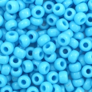 Miyuki 6/0 rocailles Opaque turquoise blue 6-413