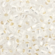 Miyuki 6/0 rocailles Silverlined crystal 6-1