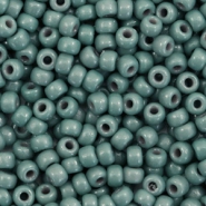 Miyuki 8/0 rocailles Duracoat opaque eucalyptus green 8-4481