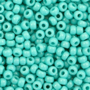Miyuki 8/0 rocailles Opaque turquoise green 8-412