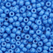 Miyuki 8/0 rocailles Duracoat opaque delphinium blue 8-4484