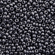 Miyuki 11/0 rocailles Metallic gunmetal black 11-451