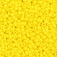 Miyuki 11/0 rocailles Opaque yellow 11-404