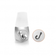 ImpressArt figuurstempels vishaakje 6mm Zilver