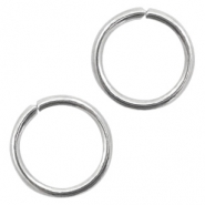 Benodigdheden van Stainless steel Roestvrij staal (RVS) buigringen 8mm Antiek zilver