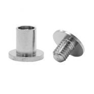 Metaal onderdelen DQ Snap Rivets Antiek zilver
