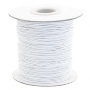 Gekleurd elastiek 1mm White