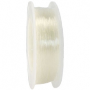 Elastiek rijgdraad 0.8mm Transparant