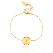 Armbandjes Polaris Steel voor 12mm cabochon Goud