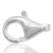 Onderdelen 925 zilver karabijnslot 9mm Zilver