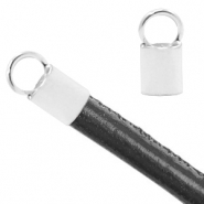 Onderdelen 925 zilver eindkappen 3mm Zilver