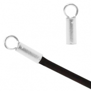 Onderdelen 925 zilver eindkappen 1mm Zilver