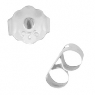 Onderdelen 925 zilver oorbel stoppers Zilver