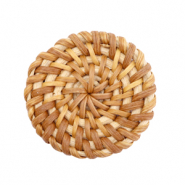 Geweven rotan hangers 35mm Natural brown