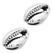 Schelp kralen special Kauri Antique silver