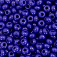 Preciosa 6/0-33070 rocailles Natural opaque-marine blue