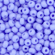 Preciosa 6/0-33020 rocailles Natural opaque-provence blue