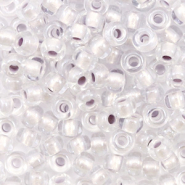 Miyuki 6/0 rocailles Pearlized effect silver 6-4613