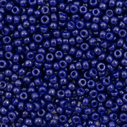 Miyuki 11/0 rocailles Duracoat opaque dyed dark navy blue 11-4494