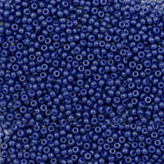 Miyuki 15/0 rocailles Duracoat opaque dyed navy blue 15-4493