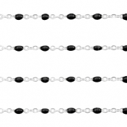 Benodigdheden van Stainless steel Roestvrij staal (RVS) jasseron 1mm Zwart-zilver