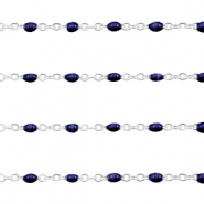Benodigdheden van Stainless steel Roestvrij staal (RVS) jasseron 1mm Donker blauw-zilver