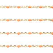 Benodigdheden van Stainless steel Roestvrij staal (RVS) jasseron 1mm Orange-goud