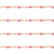 Benodigdheden van Stainless steel Roestvrij staal (RVS) jasseron 1mm Pink-goud