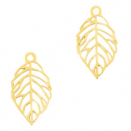 Bedels van Stainless steel Roestvrij staal (RVS) leaf Goud