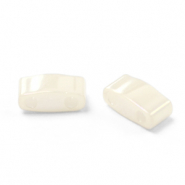 Miyuki kralen 5x2.3mm half tila Ceylon antique ivory pearl HTL-592