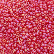 Miyuki 11/0 rocailles Transparent matte ab ruby 11-141fr