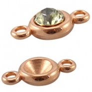 Metaal kralen rosé goud DQ Metaal settings DQ rosé goud