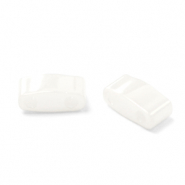 Miyuki kralen 5x2.3mm half tila Ceylon white pearl HTL-420
