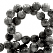Natuursteen kralen labradoriet 6mm Anthracite