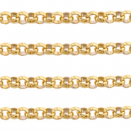 Benodigdheden van Stainless steel Roestvrij staal (RVS) jasseron 2mm Goud