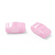 Miyuki kralen 5x2.3mm half tila Opaque luster antique rose HTL-599