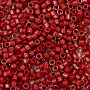 Miyuki kralen 11/0 delica's Opaque dyed maroon red DB-654